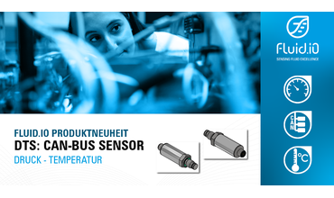 New combined pressure & temperature sensor with CAN bus interface for process measurement technology