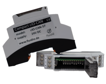cIO CANopen Module Compact I/O modules for DIN rail mounting