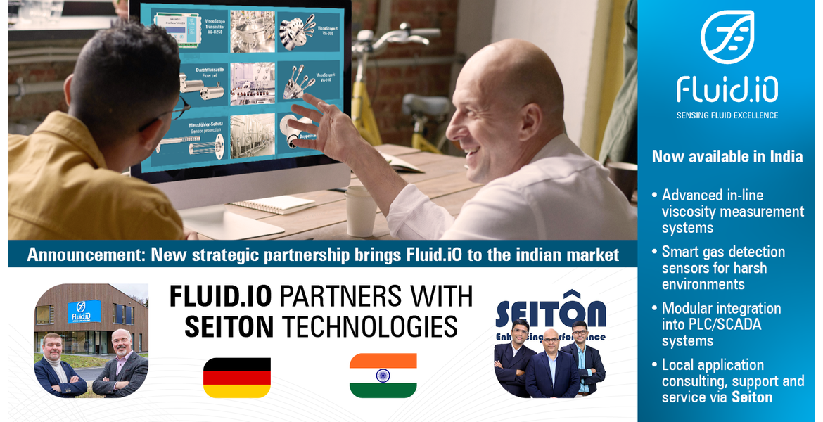 New Strategic Partnership | Fluid.iO x Seiton Technologies